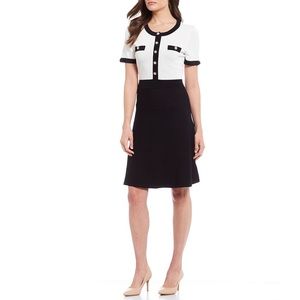 Karl Lagerfeld Paris Stretch Knit Dress SZ L NWT